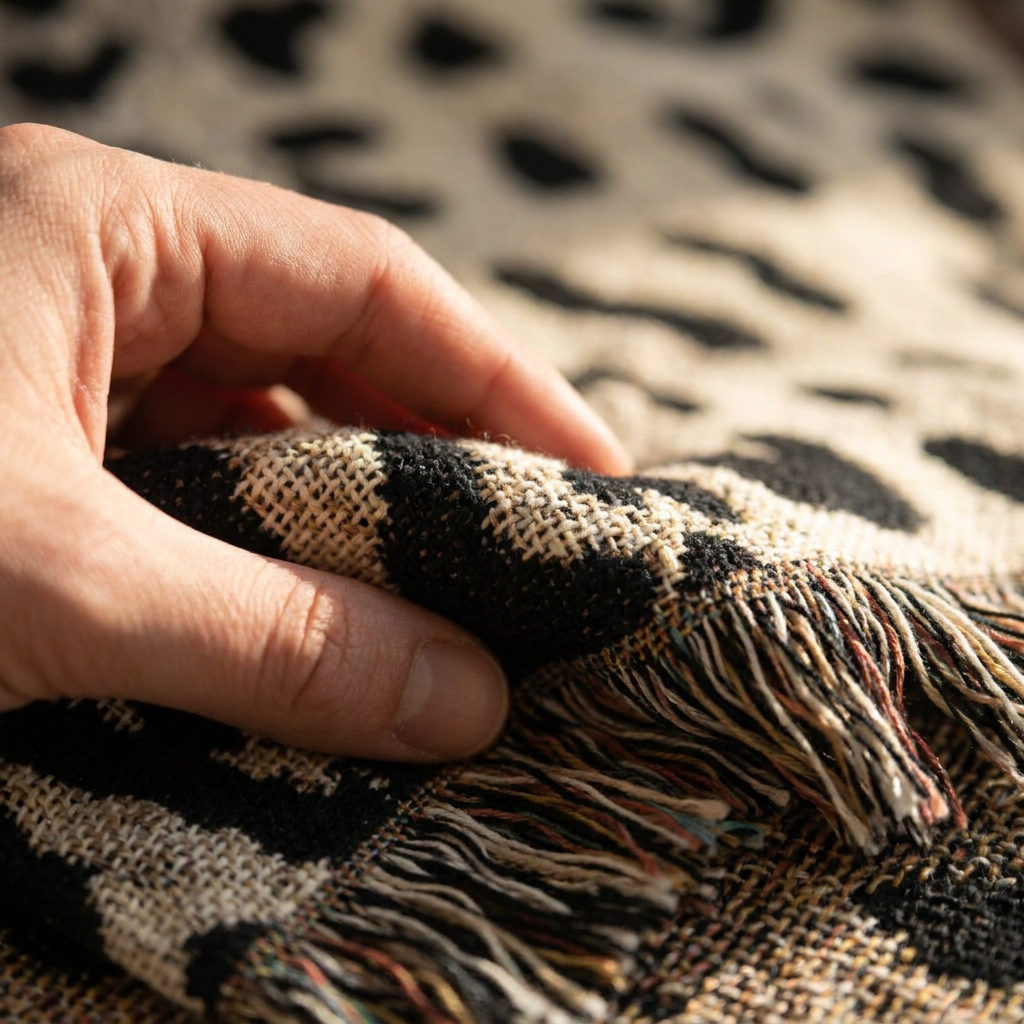 JOYANA woven textile in an interior