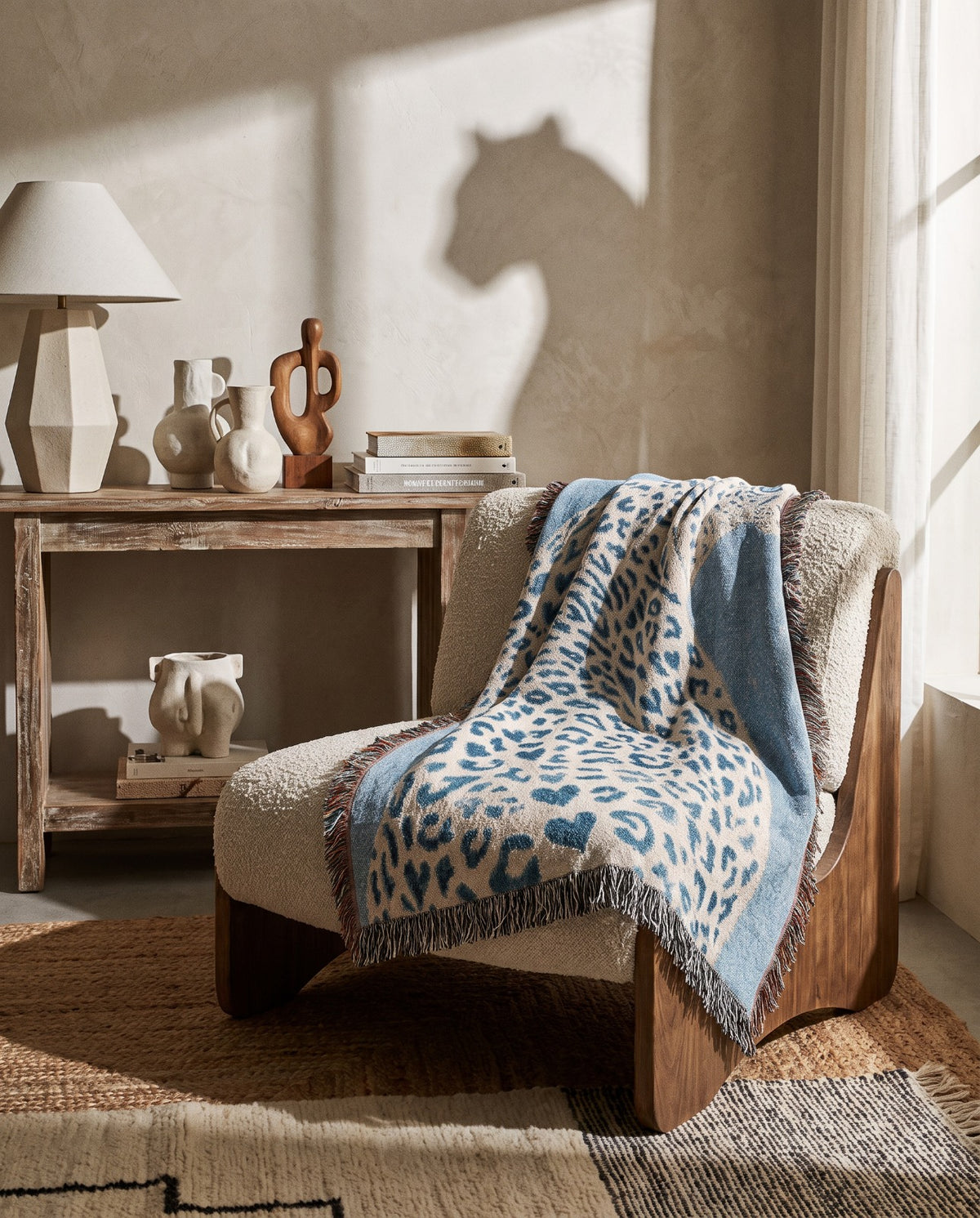 JOYANA woven textile in an interior